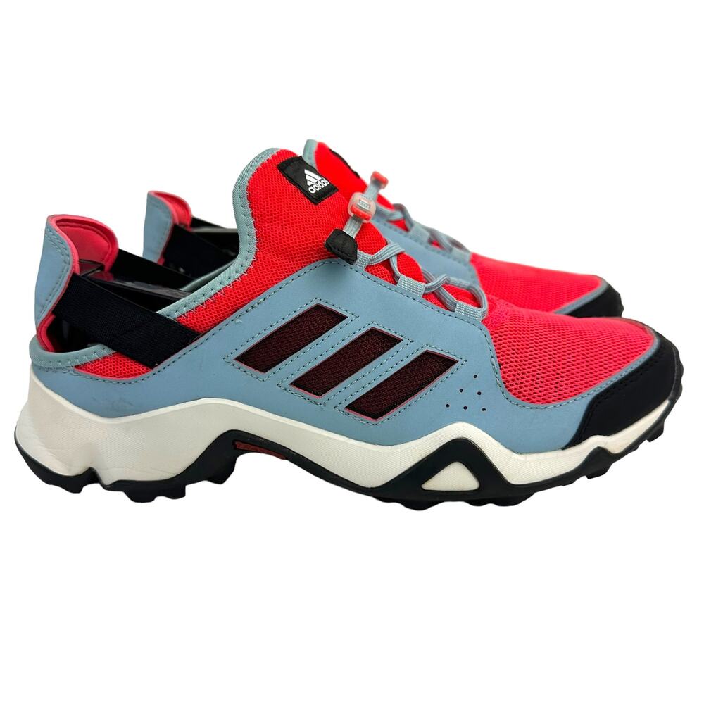 Adidas Terrex Hydroterra Water Running Sneakers Red Blue Shoes Womens 8 Mens 7